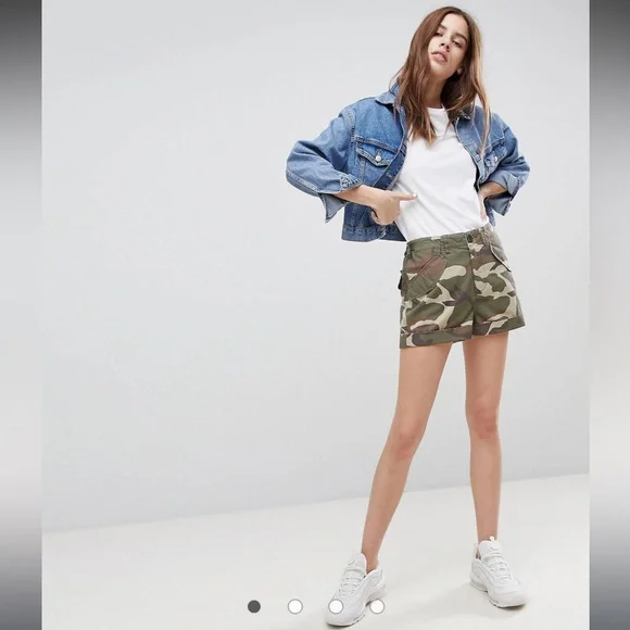 ASOS Shorts Asos Design Cargo Shorts In Camo Poshmark